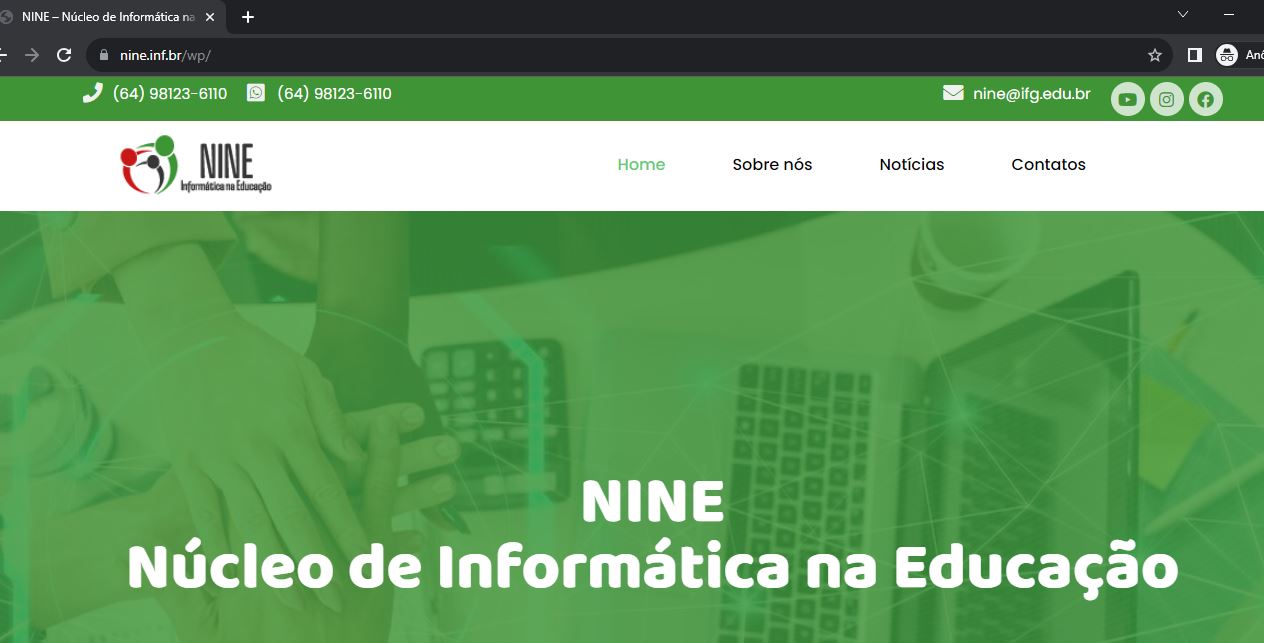 Novo site do NINE está no ar!