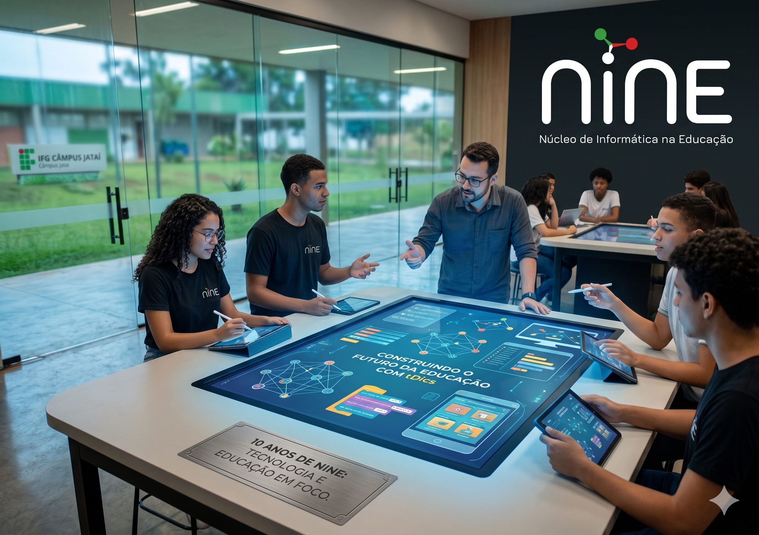 NINE celebra 10 anos de trajetória no IFG Câmpus Jataí